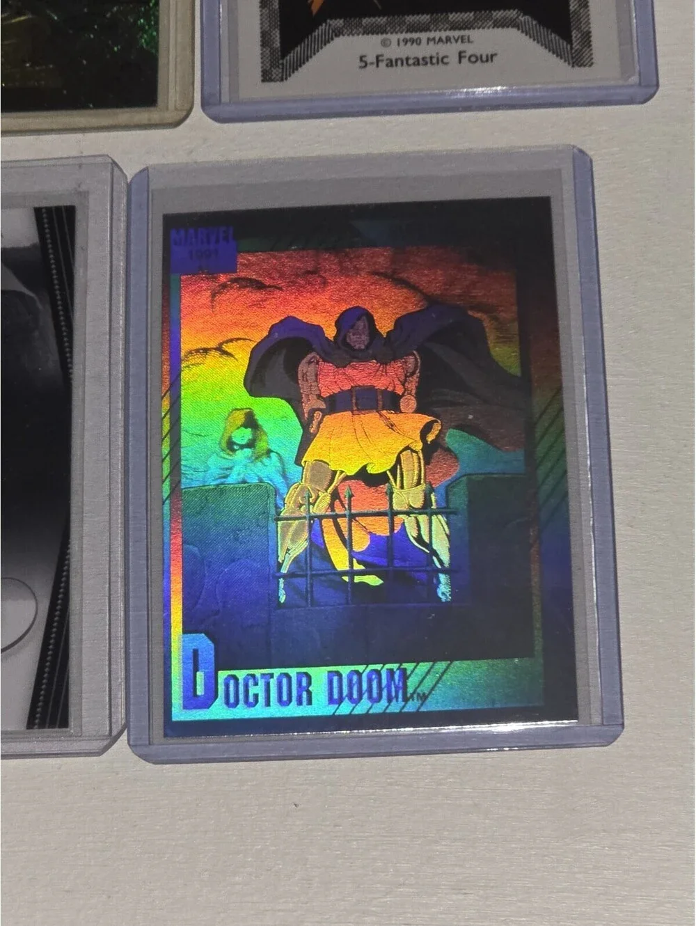 Marvel Fantastic Four Doctor Doom Relic Memorabilia PROMO & Chase Card Lot VTG +